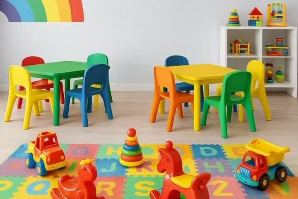 Educação Infantil em ambiente acolhedor e preparado para o desenvolvimento das crianças