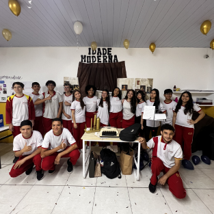 Feira do conhecimento da Educação Infantil e Fundamental l e ll, do Evolução Colégio e Curso escola particular em Parnamirim/RN