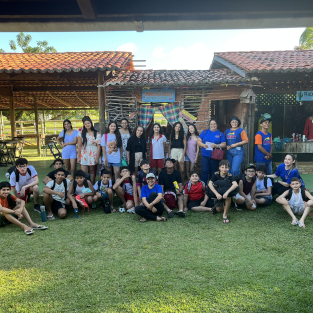 Aula de campo do fundamental l e ll do Evolução Colégio e Curso, escola particular em Parnamirim/RN