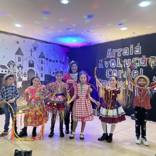 Festa de São João de uma escola particular em Parnamirim RN - Evolução Colégio e Curso