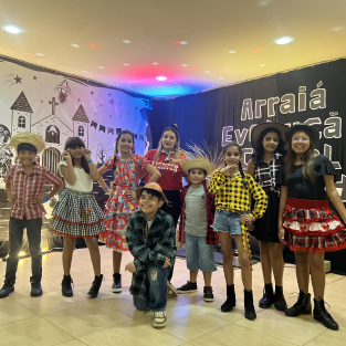 Festa de São João de uma escola particular em Parnamirim RN - Evolução Colégio e Curso