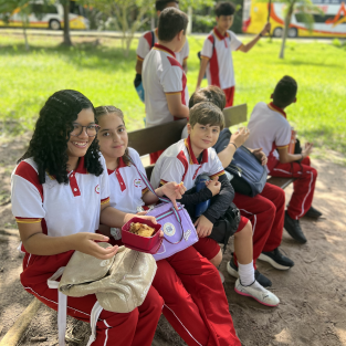 Aula de campo do fundamental l e ll do Evolução Colégio e Curso, escola particular em Parnamirim/RN