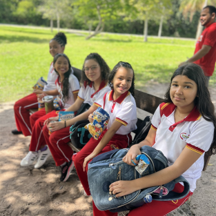 Aula de campo do fundamental l e ll do Evolução Colégio e Curso, escola particular em Parnamirim/RN